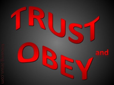 TRUST And Obey (red)